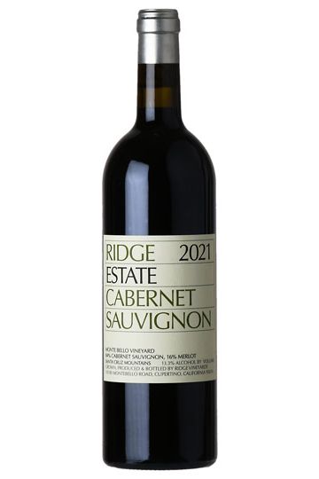 Ridge 2021 Estate Cabernet Sauvignon, Santa Cruz Mts