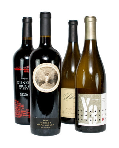 Four-bottle option displayed for subscription to the Insider’s Wine Club.