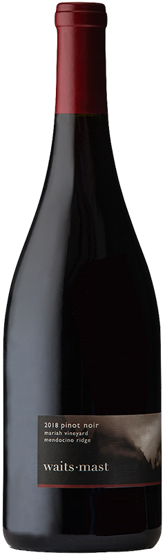 Waits-Mast 2018 Mariah Vineyard Pinot Noir, Mendocino Ridge