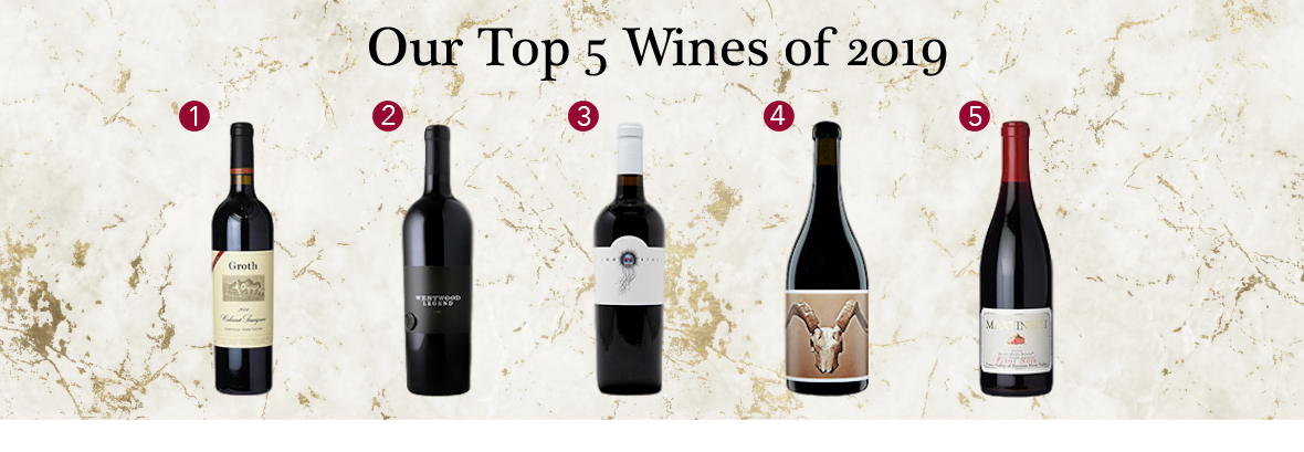 Top 5 Wines of 2019