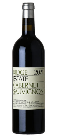 Ridge 2021 Estate Cabernet Sauvignon, Santa Cruz Mts
