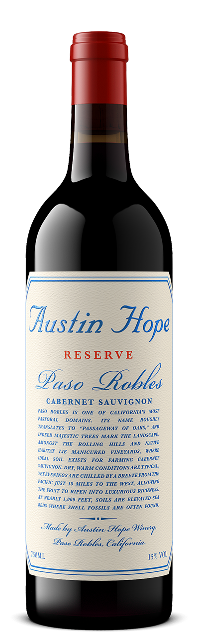 Austin Hope 2021 'Reserve' Cabernet Sauvignon, Paso Robles