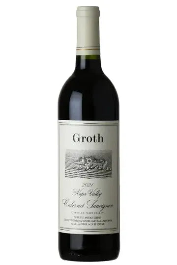 Bottle of Groth 2021 Cabernet Sauvignon, Napa Valley
