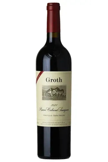 Bottle of Groth 2021 Reserve Cabernet Sauvignon, Napa Valley
