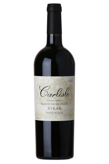 Carlisle 2021 "Papa's Block" Syrah, Russian River Valley