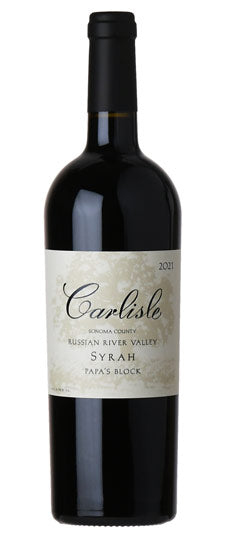 Carlisle 2022 "Papa's Block" Syrah, Russian River Valley