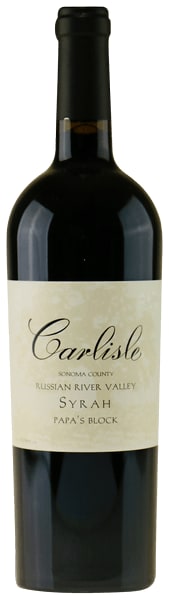 Carlisle 2023 "Papa's Block" Syrah, Russian River Valley
