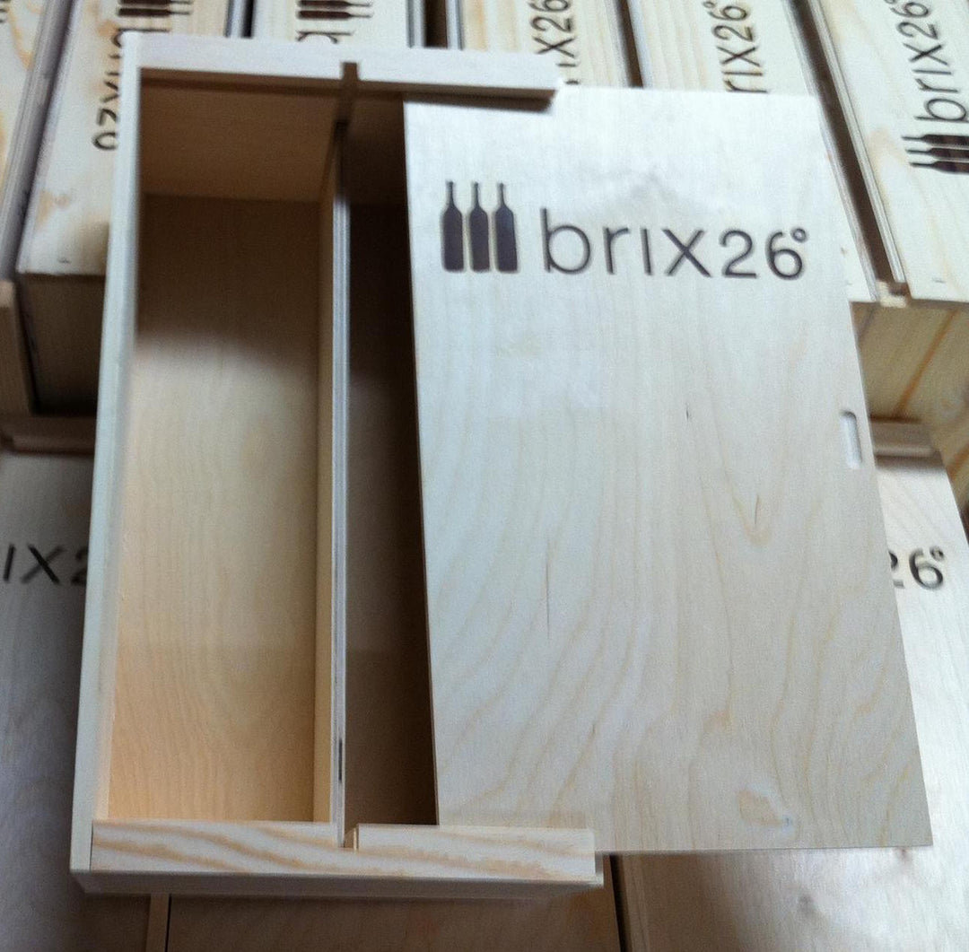 Wooden Gift Box - 1 Bottle - Brix26