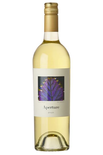 A bottle of Aperture 2022 Chenin Blanc 