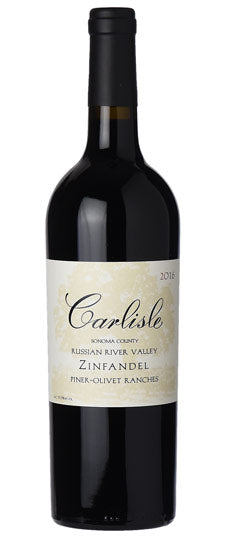 Carlisle 2019 "Piner-Olivet Ranches" Zinfandel, Russian River Valley