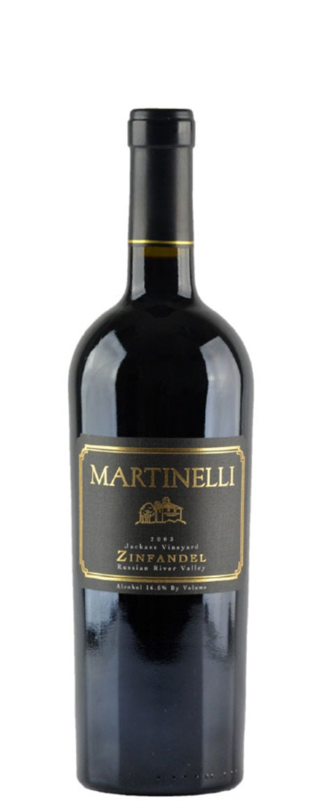 Martinelli 2022 Jackass Vineyard Zinfandel, Russian River Valley