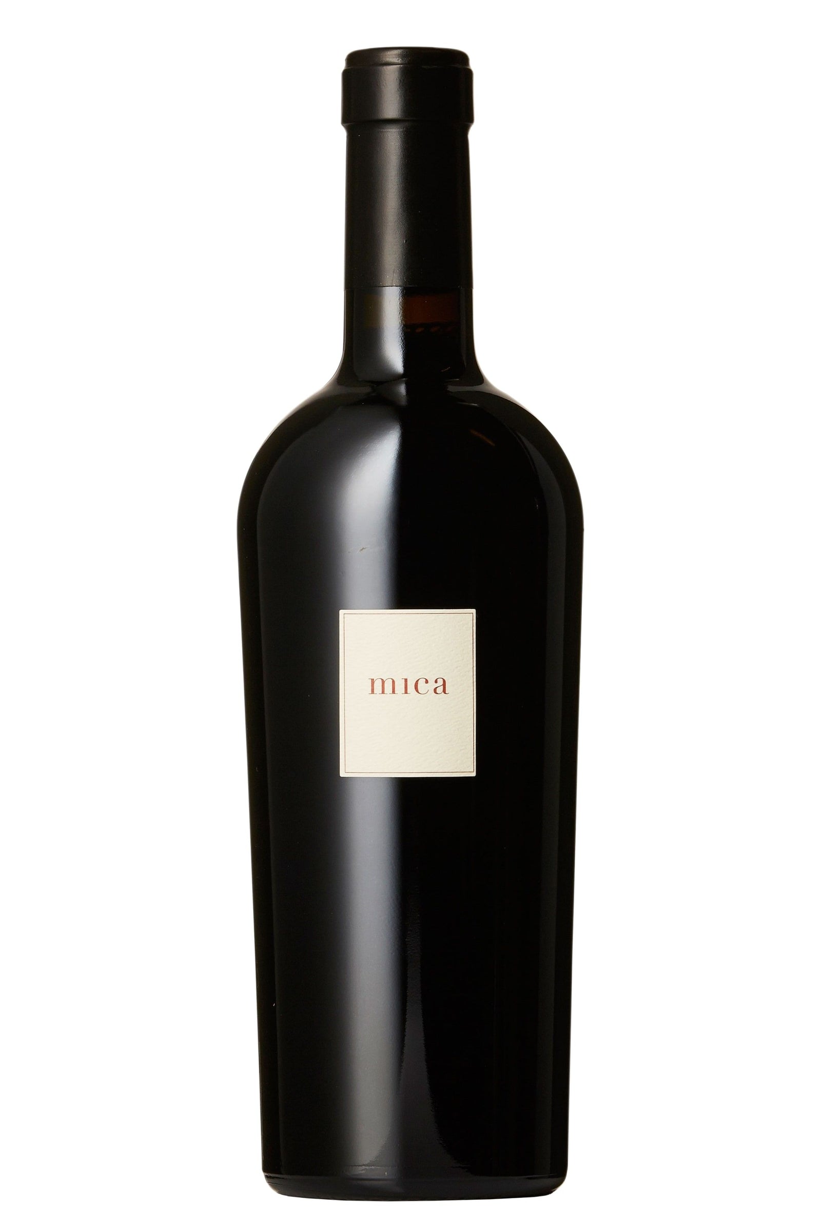 A bottle of Mica by Buccella 2020 Cabernet Sauvignon from Napa Valley.