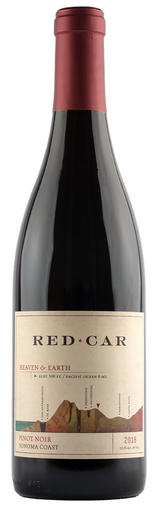 Red Car 2018 'Heaven & Earth' Pinot Noir, Sonoma Coast