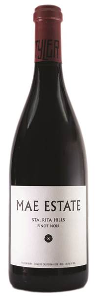 Tyler 2019 Mae Estate PInot Noir, Santa Rita Hills