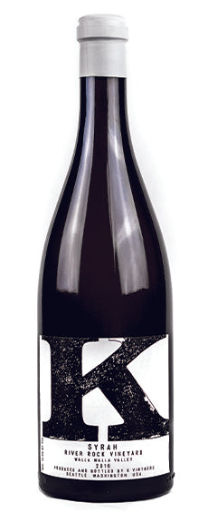K Vintners 2016 River Rock Syrah, Walla Walla